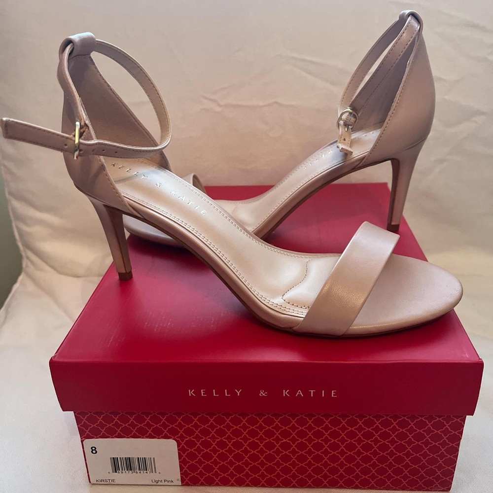 Elly & katie light pink heels